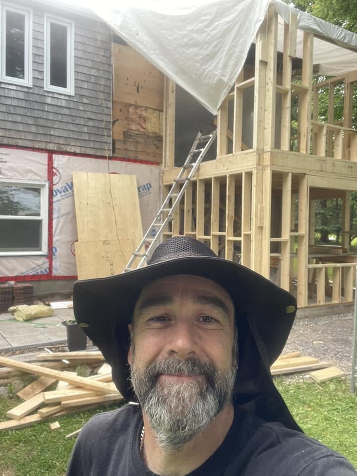 Basil of BGC on a renovation job site